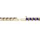 2 - Cliona 3.60 mm Iolite Eternity Tennis Bracelet 