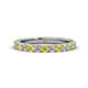 1 - Lara 3.00 mm Yellow Sapphire and Diamond Eternity Band 