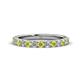 1 - Lara 3.00 mm Yellow and White Diamond Eternity Band 