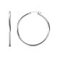 1 - Anna (2x45 mm) Shiny Polished Round Tube Hoop Earrings 