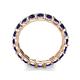 6 - Laida 3.40 mm Blue Sapphire Eternity Band 