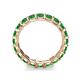 6 - Laida 3.40 mm Green Garnet Eternity Band 