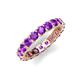 5 - Laida 3.40 mm Amethyst Eternity Band 