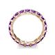 6 - Laida 3.40 mm Amethyst Eternity Band 