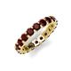 5 - Laida 3.40 mm Red Garnet Eternity Band 