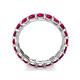 6 - Laida 3.40 mm Ruby Eternity Band 