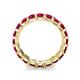 6 - Laida 3.40 mm Ruby Eternity Band 