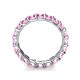 6 - Laida 3.40 mm Pink Sapphire Eternity Band 