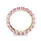 6 - Laida 3.40 mm Pink Sapphire Eternity Band 