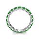6 - Laida 3.40 mm Green Garnet Eternity Band 