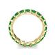 6 - Laida 3.40 mm Green Garnet Eternity Band 