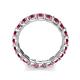 6 - Laida 3.40 mm Pink Tourmaline Eternity Band 