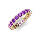 5 - Laida 3.40 mm Amethyst Eternity Band 