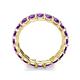 6 - Laida 3.40 mm Amethyst Eternity Band 