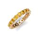 5 - Laida 3.40 mm Citrine Eternity Band 