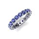 5 - Laida 3.40 mm Iolite Eternity Band 