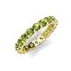 5 - Laida 3.40 mm Peridot Eternity Band 
