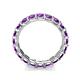 6 - Laida 3.40 mm Amethyst Eternity Band 