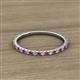 2 - Lara 1.70 mm Ruby and Lab Grown Diamond Eternity Band 