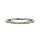1 - Lara 1.70 mm Citrine and Lab Grown Diamond Eternity Band 