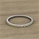 2 - Lara 1.70 mm Citrine and Lab Grown Diamond Eternity Band 