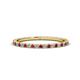 1 - Lara 1.70 mm Ruby and Lab Grown Diamond Eternity Band 