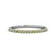 1 - Lara 1.70 mm Yellow Sapphire and Lab Grown Diamond Eternity Band 