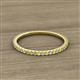 2 - Lara 1.70 mm Yellow Sapphire and Lab Grown Diamond Eternity Band 