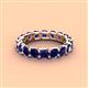 4 - Laida 3.80 mm Blue Sapphire Eternity Band 
