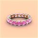 4 - Laida 3.80 mm Pink Sapphire Eternity Band 