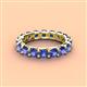 4 - Laida 3.80 mm Iolite Eternity Band 