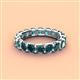4 - Laida 3.80 mm London Blue Topaz Eternity Band 