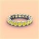 4 - Laida 3.80 mm Yellow Diamond Eternity Band 