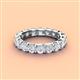 4 - Laida 3.80 mm White Sapphire Eternity Band 