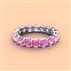 4 - Laida 3.80 mm Pink Sapphire Eternity Band 