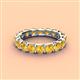 4 - Laida 3.80 mm Citrine Eternity Band 