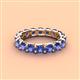 4 - Laida 3.80 mm Iolite Eternity Band 