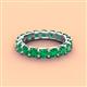 4 - Laida 3.80 mm Emerald Eternity Band 