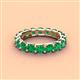4 - Laida 3.80 mm Emerald Eternity Band 