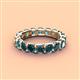 4 - Laida 3.80 mm London Blue Topaz Eternity Band 
