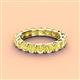 4 - Laida 3.80 mm Yellow Sapphire Eternity Band 