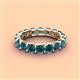 4 - Laida 3.80 mm Blue Diamond Eternity Band 