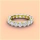 4 - Laida 3.80 mm White Sapphire Eternity Band 