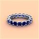 4 - Laida 3.80 mm Blue Sapphire Eternity Band 