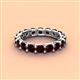 4 - Laida 3.80 mm Red Garnet Eternity Band 