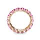6 - Laida 3.80 mm Pink Sapphire Eternity Band 
