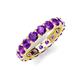 5 - Laida 3.80 mm Amethyst Eternity Band 