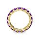 6 - Laida 3.80 mm Amethyst Eternity Band 
