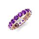5 - Laida 3.80 mm Amethyst Eternity Band 