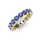 5 - Laida 3.80 mm Iolite Eternity Band 